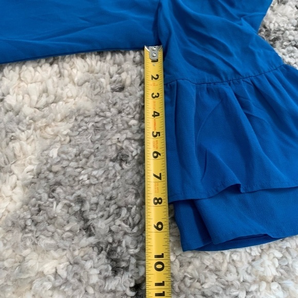 Belongsci Royal Blue Arm Ruffle Dress Size XL/2 - Picture 15 of 17